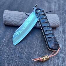 Magnifique Couteau HIGONOKAMI  Manche en CORNE D ANTILOPE 