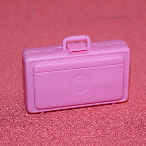 Valise rose pour - , poupée