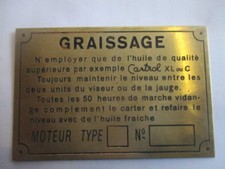 Plaque D'Identification