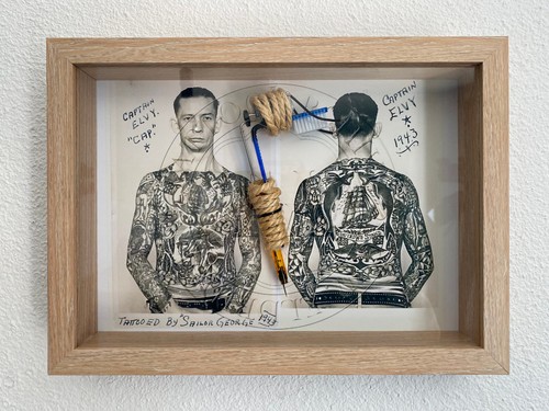 Cadre machine tatouer - cadre, à