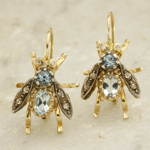 Boucles oreilles or jaune - boucles, d'oreilles