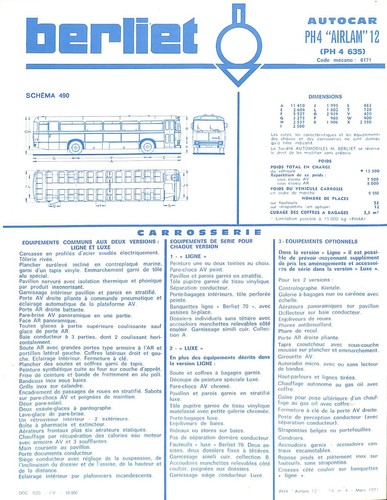 Berliet autocar ph4 airlam - berliet,