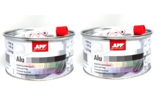 Mastic aluminium 2x1 8kg - aluminium, +