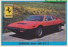 109 FERRARI DINO 308 GT 4 FIGURINE VIGNETTE STICKER SUPER AUTO 77 PANINI