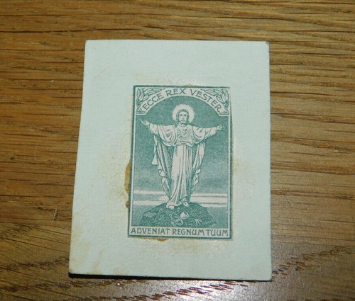 Ancien image pieuse ecce rex - ancien,