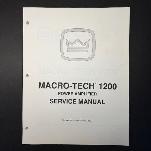 Vintage crown macro - macro-tech, 1200