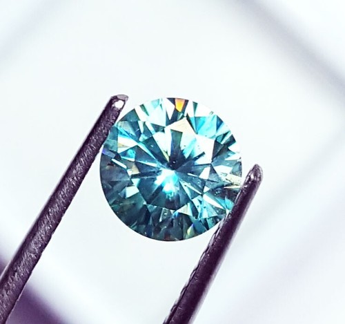 Moissanite rond brillant - moissanite,