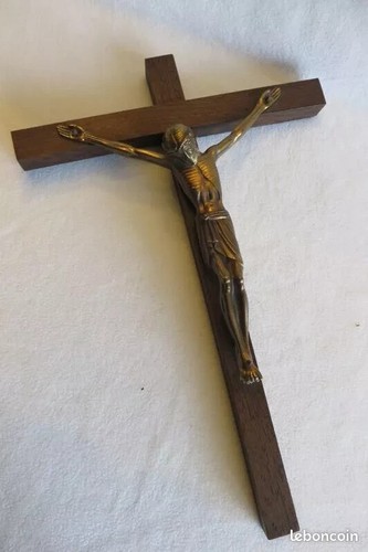 Crucifix christ bronze sur - christ,