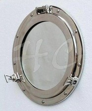 Miroir hublot laiton massif