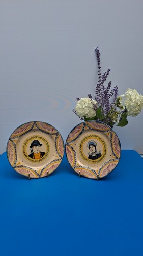Assiettes décor breton