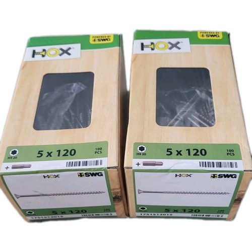 200 vis bois 5x120 hox - hox, torx