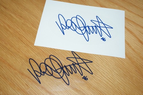 Sticker autocollant signature - sticker,
