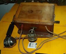 TELEPHONE EN BOIS MODELE 1910