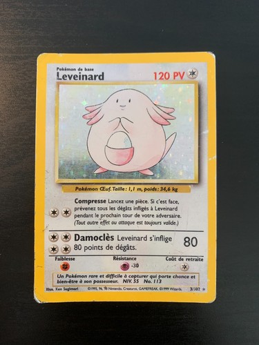 Carte pokémon leveinard - pokémon,