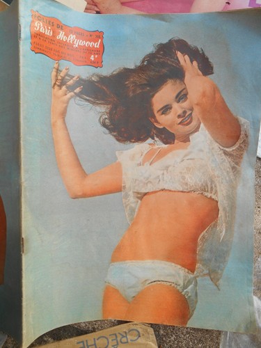 Ancien sexy pin magazine - up,