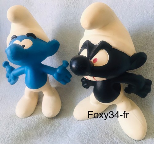 Schtroumpf bleu noir pouet - et,