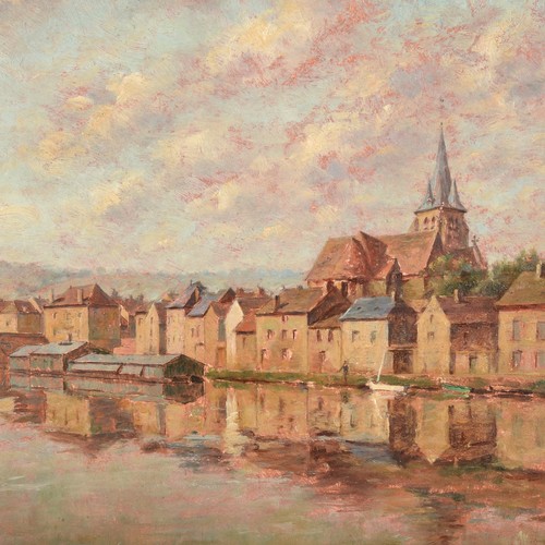 Huile panneau jean charles - panneau,
