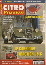 CITRO PASSION 1 CITROEN TRACTION 15/6 G CAB 1939 SM HATHAWAY 325KM/H ROBRI
