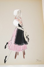 DESSIN COSTUME FOLKLORE