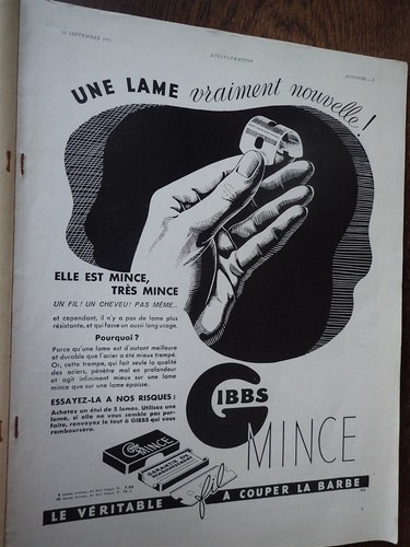 Lame rasoir gibbs cheminée - lame,