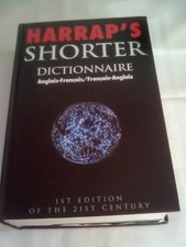 DICTIONNAIRE ANGLAIS/FRANÇAIS  ET FRANÇAIS/ANGLAIS  HARRAP'S SHORTER 