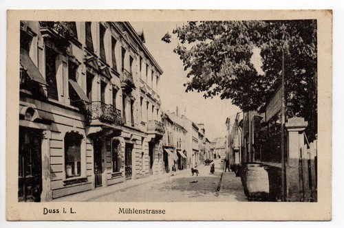 Dieuze duss moselle cpa - dieuze, rue