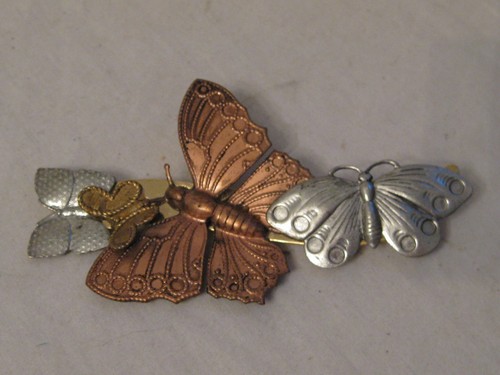 Unique mixed metal - unique, butterflies