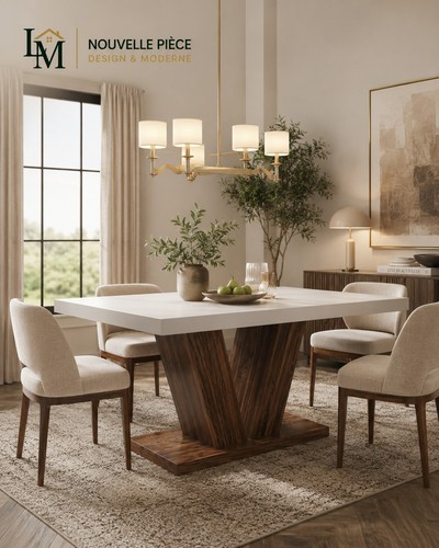 Grande table design salon - grande,