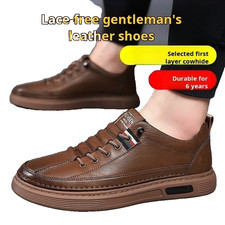 Chaussures homme Cuir Pu sans lacets Respirantes et souples printemps automne...