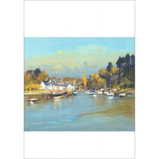 COQUILLAY Jacques - Affiche d'art "Pontaven" 68x48cm