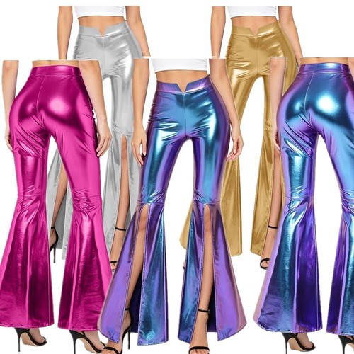 Women disco metallic shiny - us,