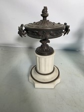 Cassolette En Bronze Et Marbre