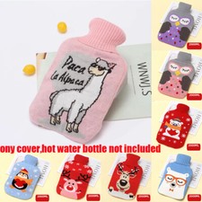 2000 Ml Grand Crochet Tricoté Bouteille D'eau Chaude Housse Sac Chauffant /