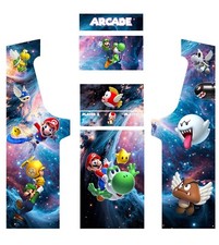 Stickers Mario pour Borne d'Arcade MAME - L'Univers de Jeu Incontournable !