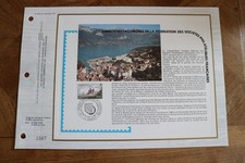 feuillet CEF 1977 premier 1er jour CONGRES SOCIETES PHILATELIQUES ANNECY 406