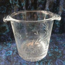 Seau à glaçons en cristal d'arques - Modèle Fleury taille épi.