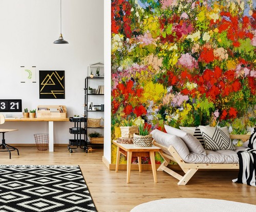 Papier peint couleur - ,