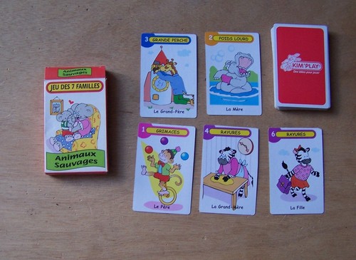 Jeu familles animaux - jeu,