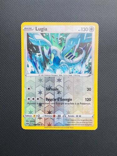 Carte pokémon lugia 140 - carte,