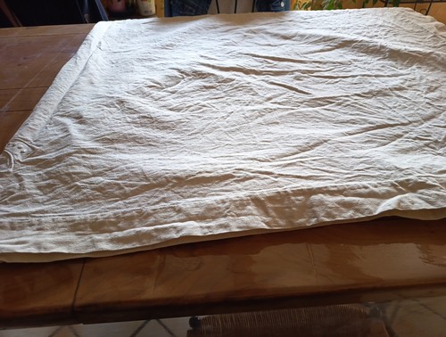 Ancien drap lin - drap, en