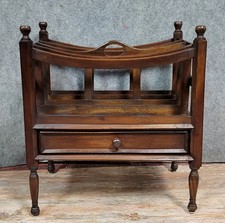 Porte revues Anglais en acajou époque fin XIXeme