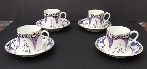 Tasses café soucoupes - à,
