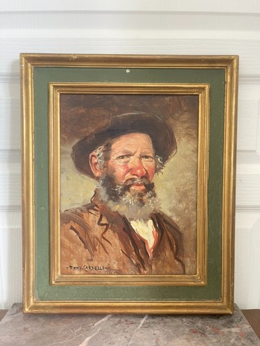 Ancien tableau peinture - peinture, huile