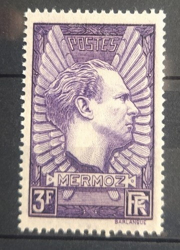 Timbre france 1937 - 1937, mermoz