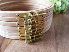 3x Cercle à broder en bois de