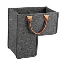 Panier d'escalier pliable avec poignées, organiseur de rangement pour la