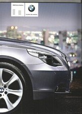 BMW E60 - SERIE 5 520i 525i 330i 545i 525d 330d 535d - 2004 / catalogue brochure