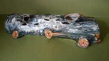 Porte fleurs buche - , barbotine
