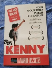 PVL AFFICHE CARTONNE PRESENTOIR VIDEO CLUB 29,5 X 20,5 " KENNY " 1987