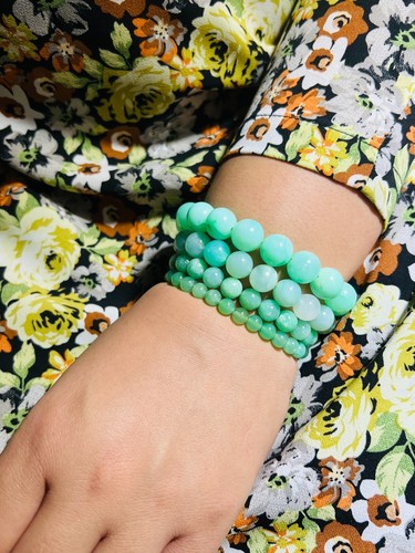 Chrysoprase bracelet stretch - chrysoprase,